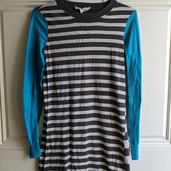 Vintage BCBGeneration Midi Striped Dress with Long Sleeves - US Women's S - Picture 2 of 3